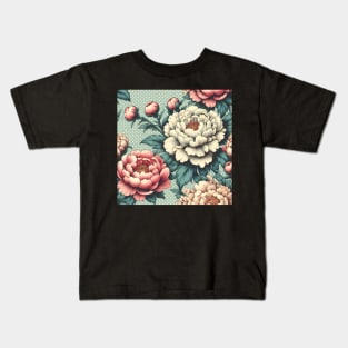 Peonies Kids T-Shirt